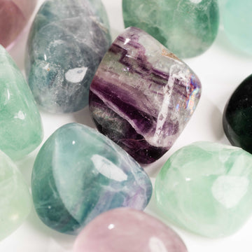 Mixed Fluorite - Tumbled Stone(s)