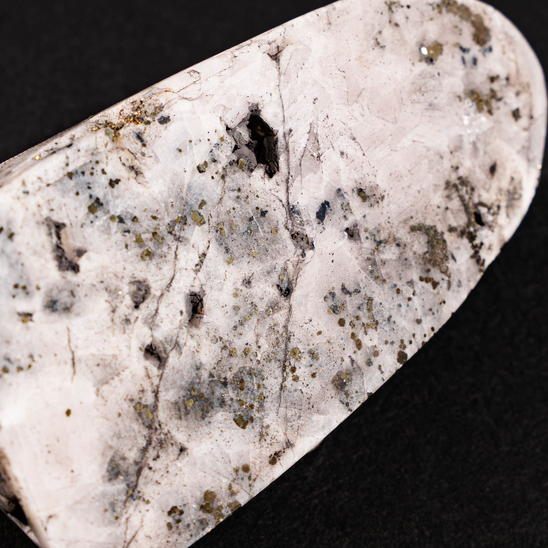 Calcite, Mangano w/ Pyrite - Freeform