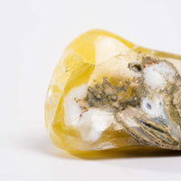 Yellow Prehnite - Polished
