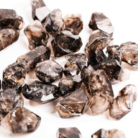 Smoky Elestial Quartz – Dark Multi-Faceted Cluster(s)