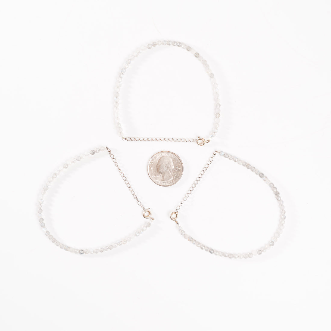 Labradorite - Faceted Beaded Bracelet