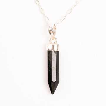Tourmaline, Black - Pendant, Point