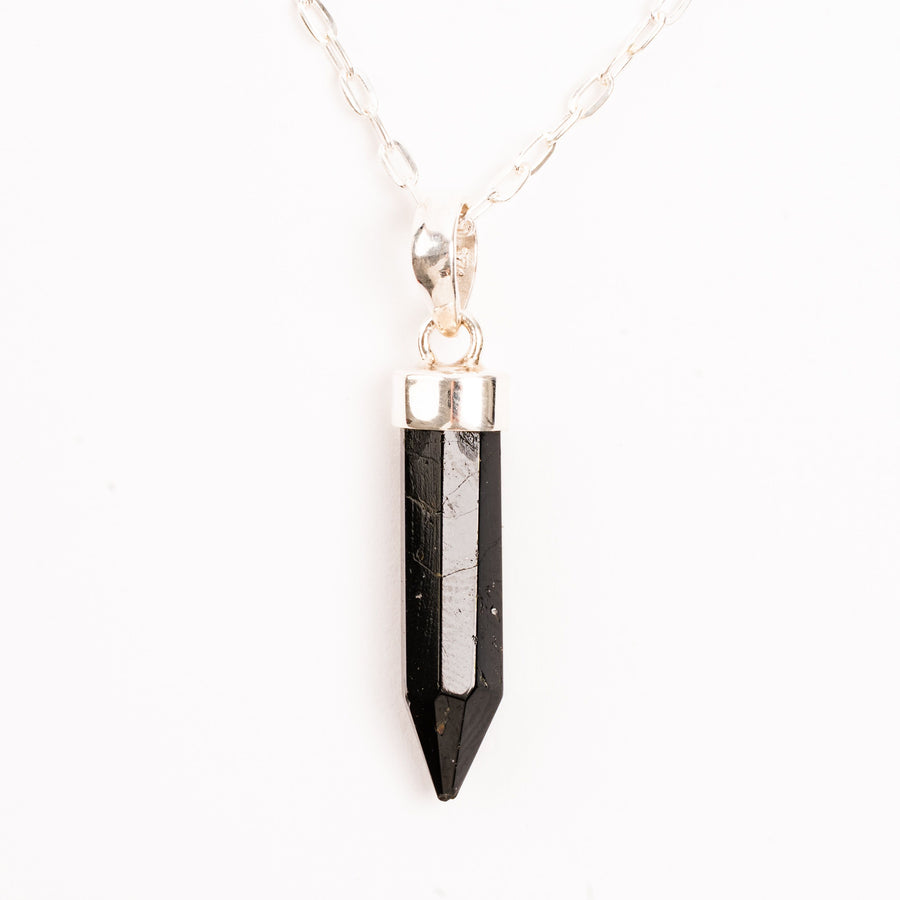Tourmaline, Black - Pendant, Point