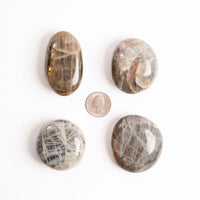 Labradorite, Orange/Yellow Flash - Palms