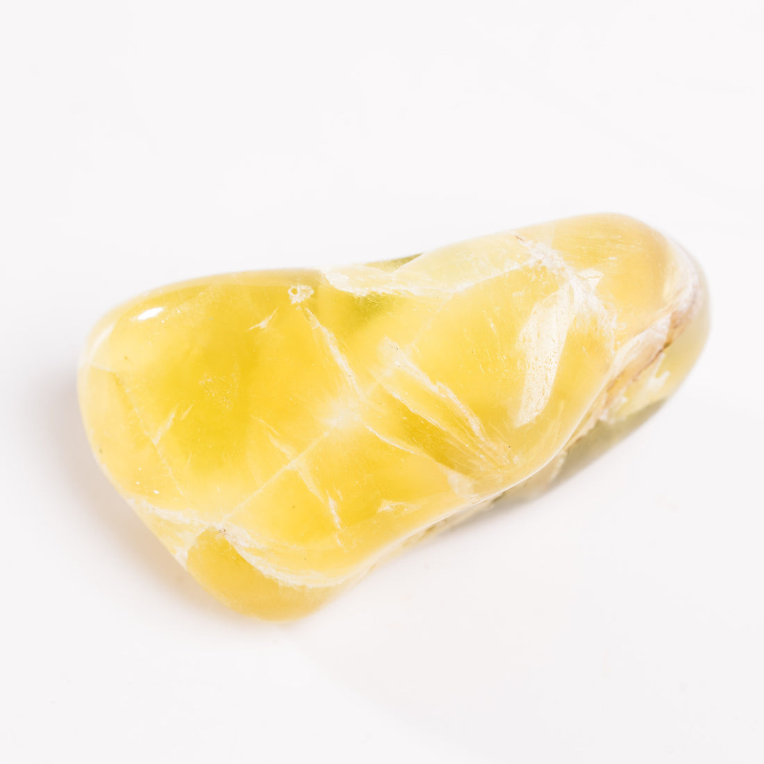 Yellow Prehnite - Polished