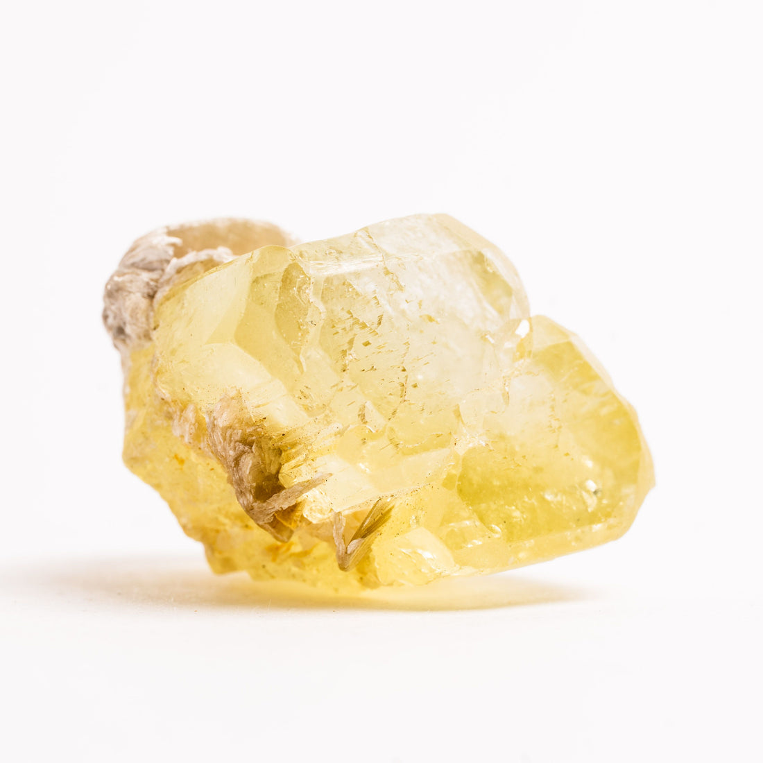 Heliodor w/ Mica  - Terminated, Polished