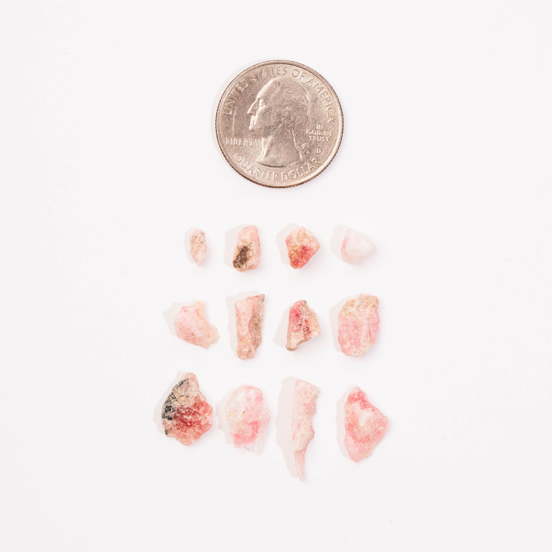 Tugtupite - Small, Rough, Intuitive Picks