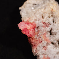 Rhodochrosite with Quartz and Fluorite