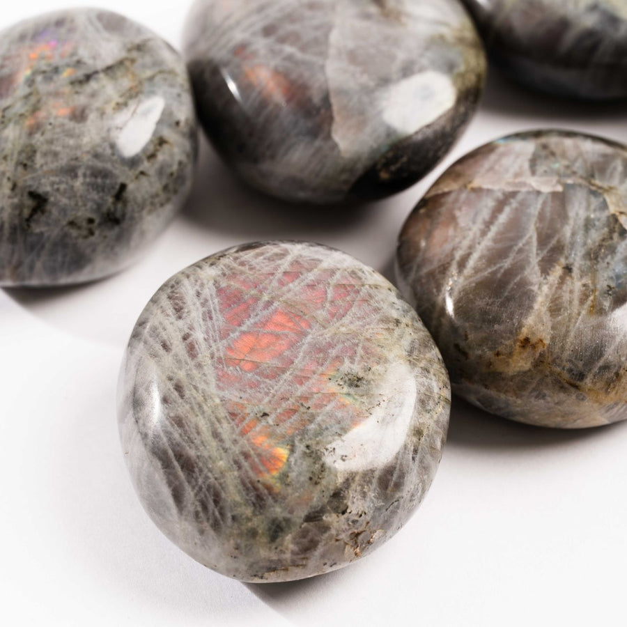 Labradorite, Pink/Purple Flash - Palms