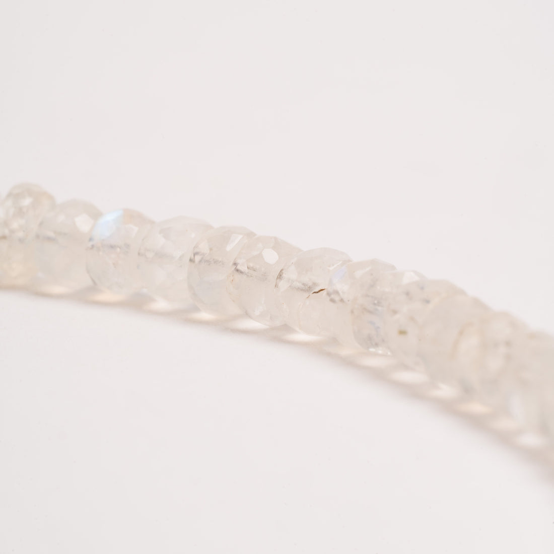 Moonstone -  Faceted Beaded Necklace
