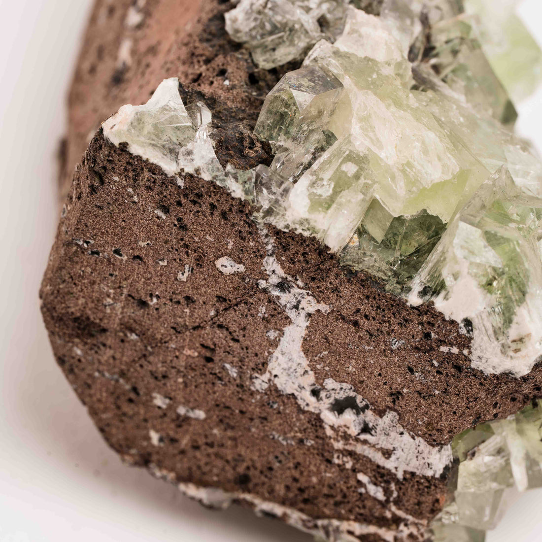 Apophyllite, Green - Cluster