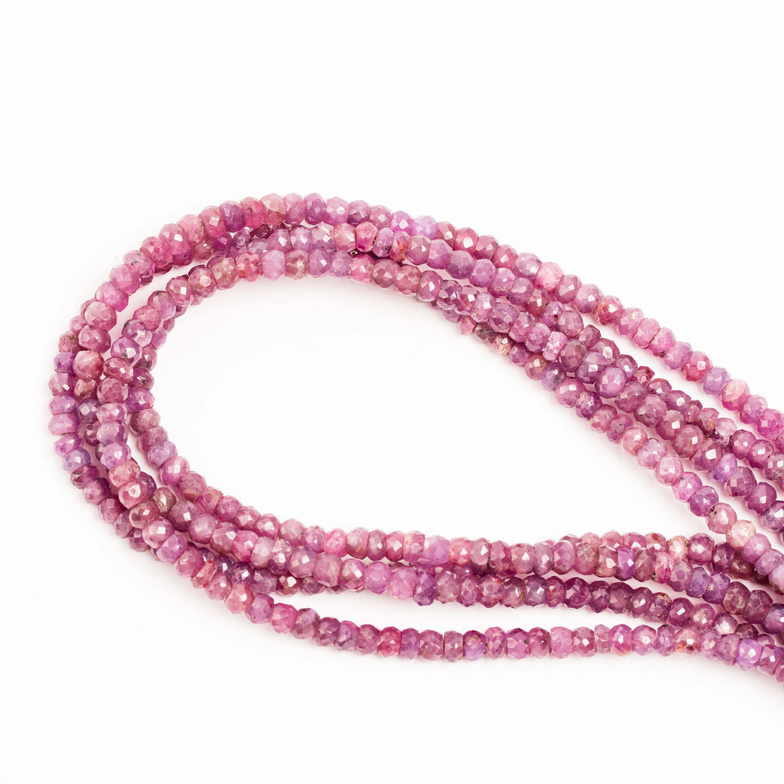 Ruby -  Faceted Beaded Necklace
