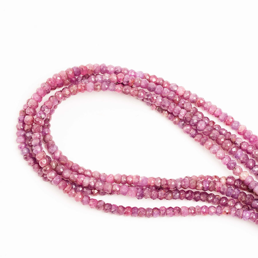 Ruby -  Faceted Beaded Necklace