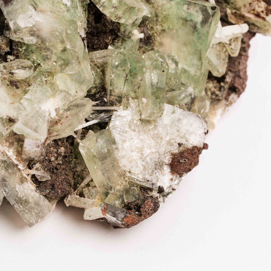 Apophyllite, Green - Cluster