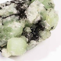Prehnite w/ Black Quartz - Rough