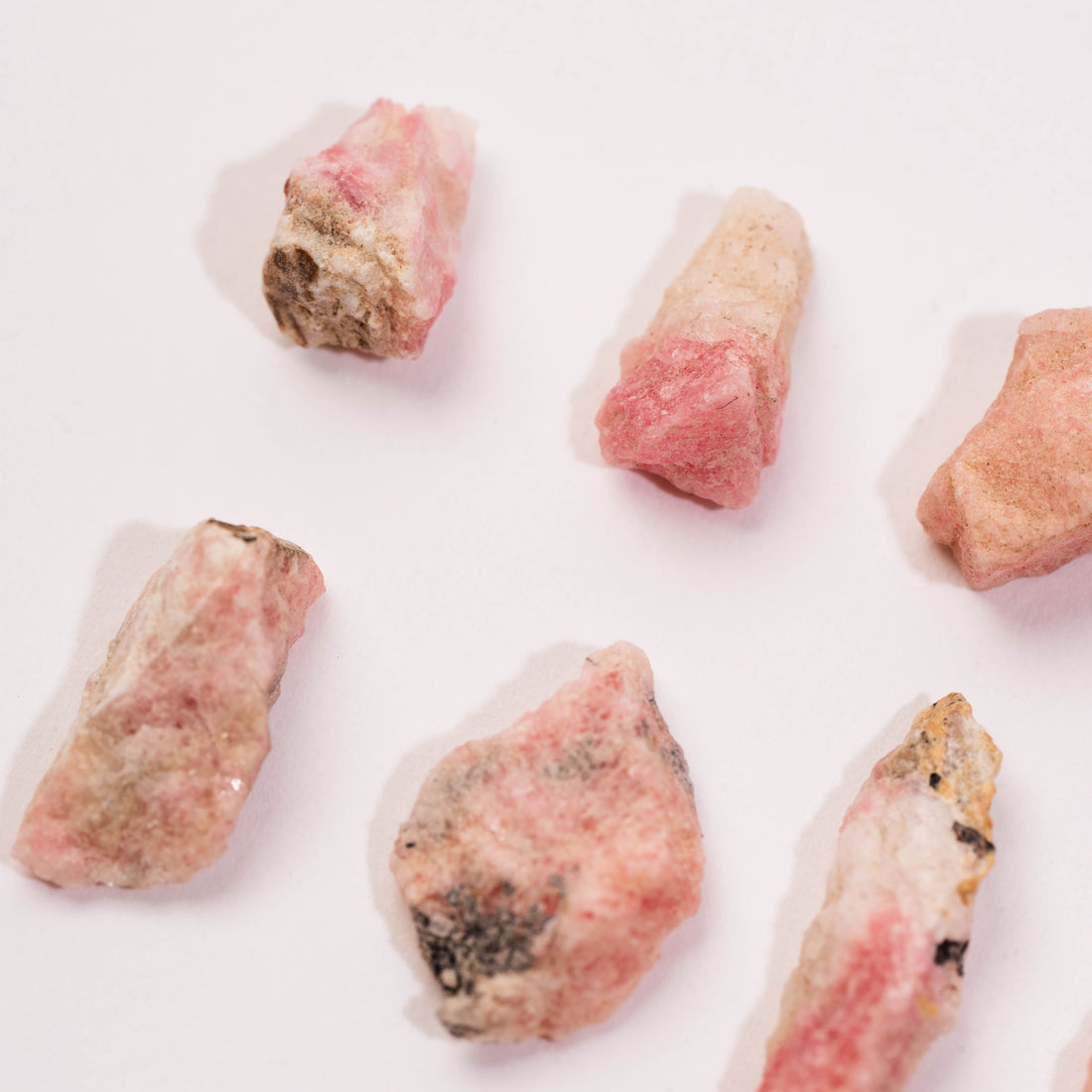 Tugtupite - Small, Rough, Intuitive Picks