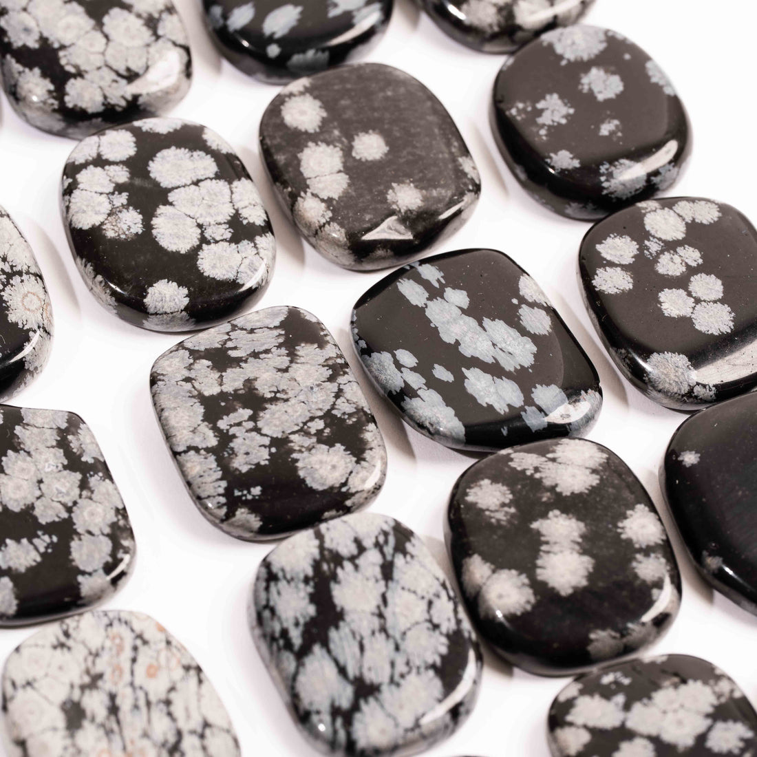 Obsidian - Snowflake, Small Soapstones