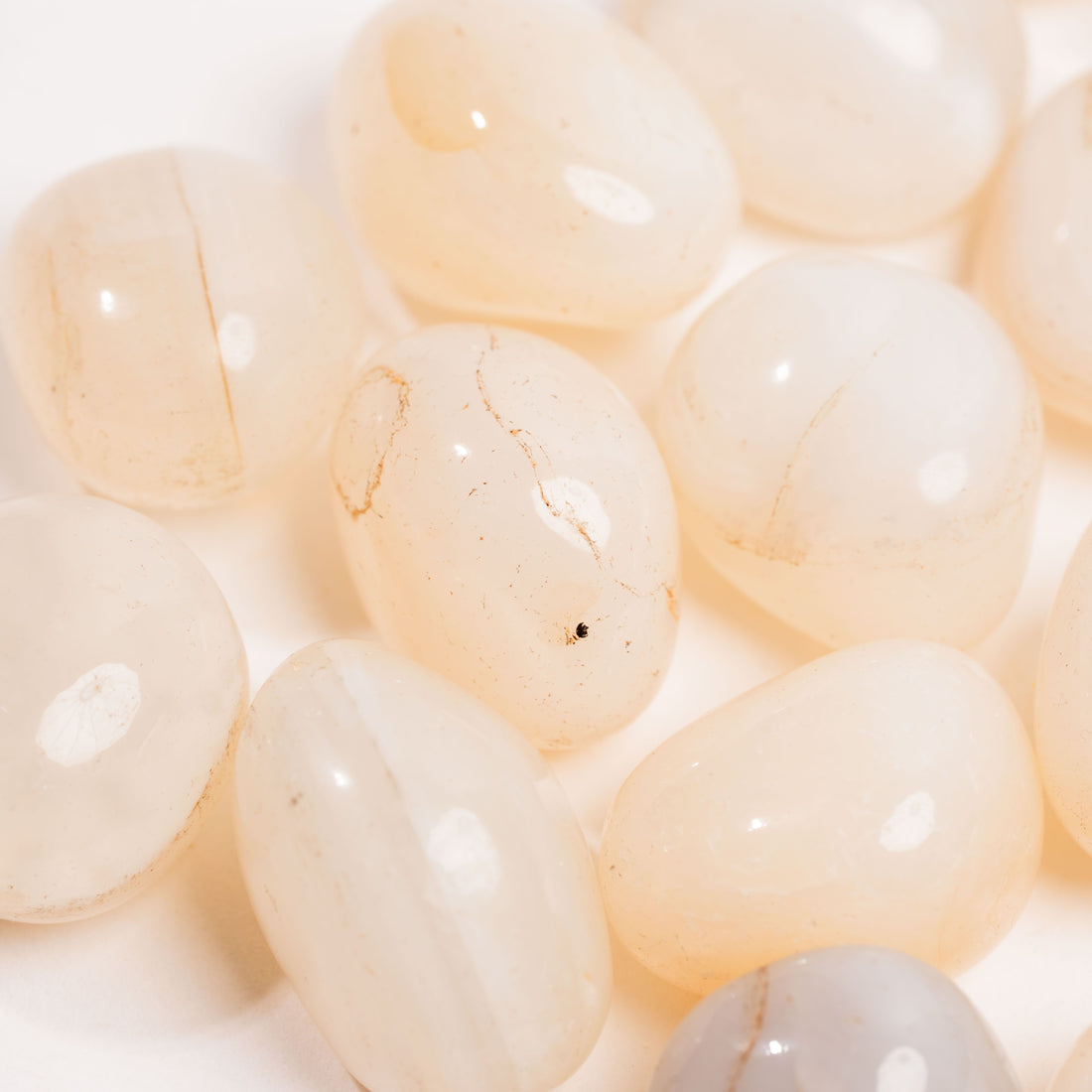 White Chalcedony - Tumbled Stone(s)