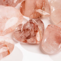 Quartz w/ Hematite - A/B-Grade, Polished, Heart(s)