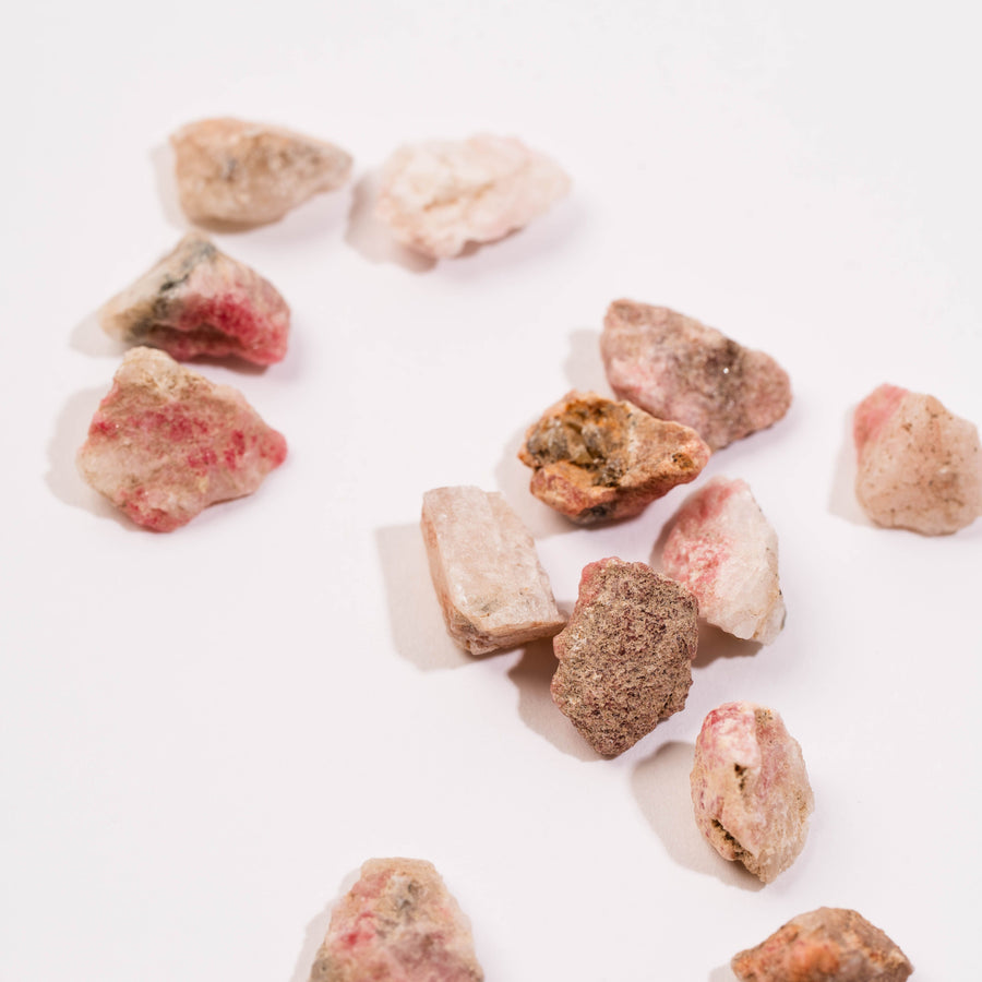 Tugtupite - Small, Rough, Intuitive Picks