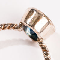 Blue Topaz - Oval Ring