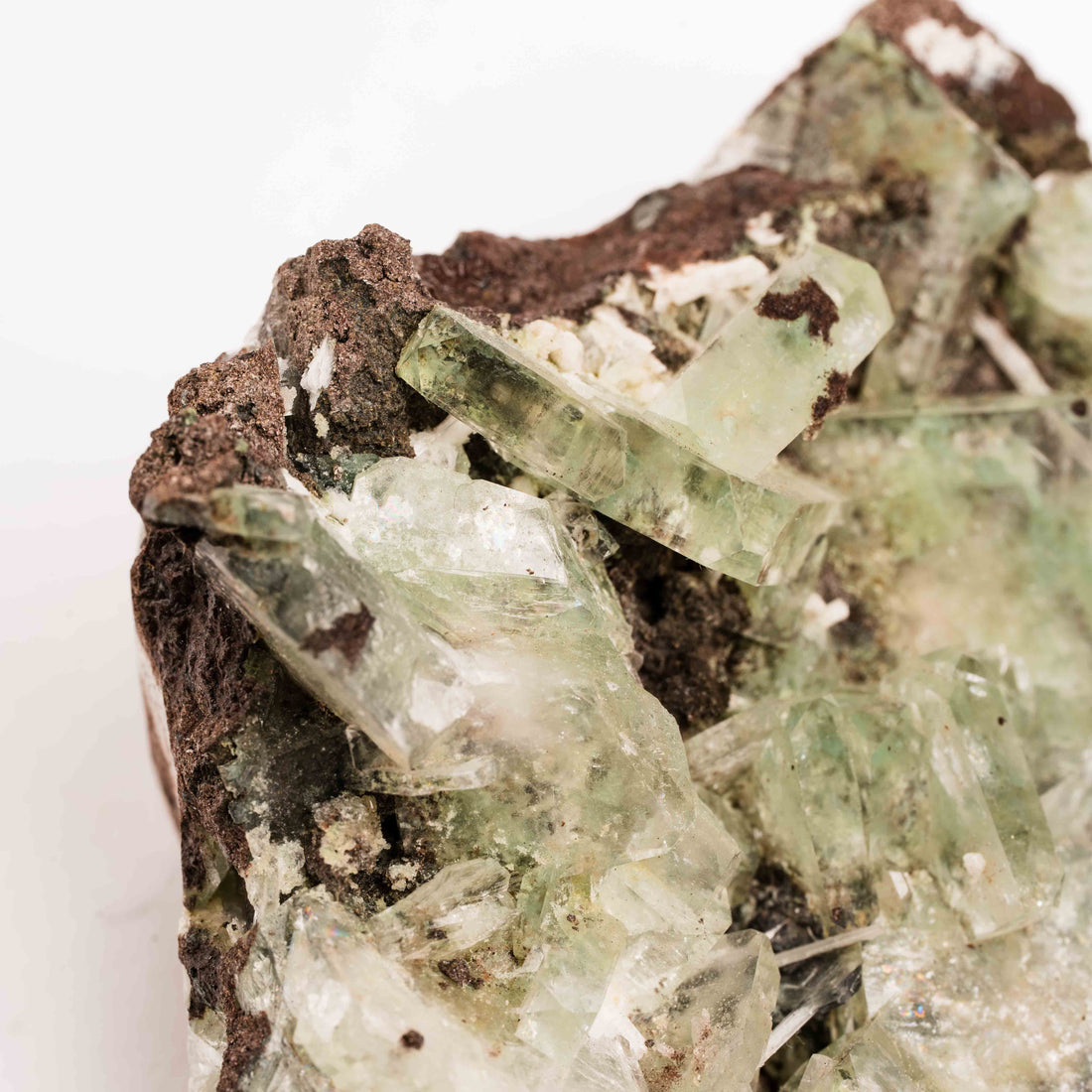 Apophyllite, Green - Cluster