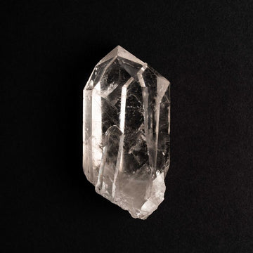 Quartz, Clear - Point w/ Companion Growth