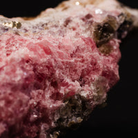 Rhodochrosite with Quartz, Fluorite, & Pyrite