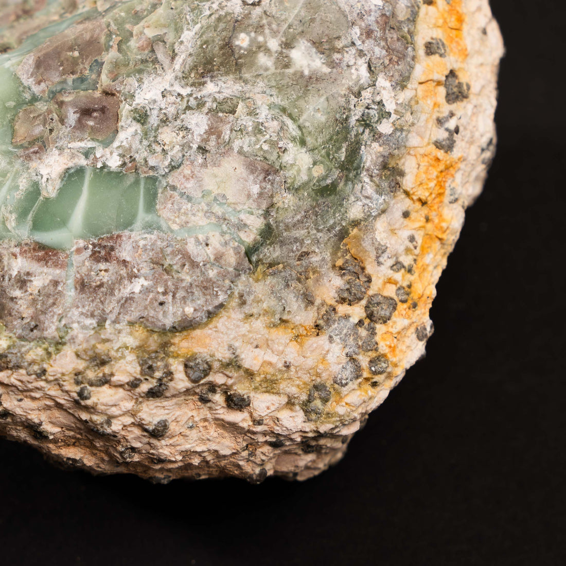 Opal, Green, Rhyolite - Geode