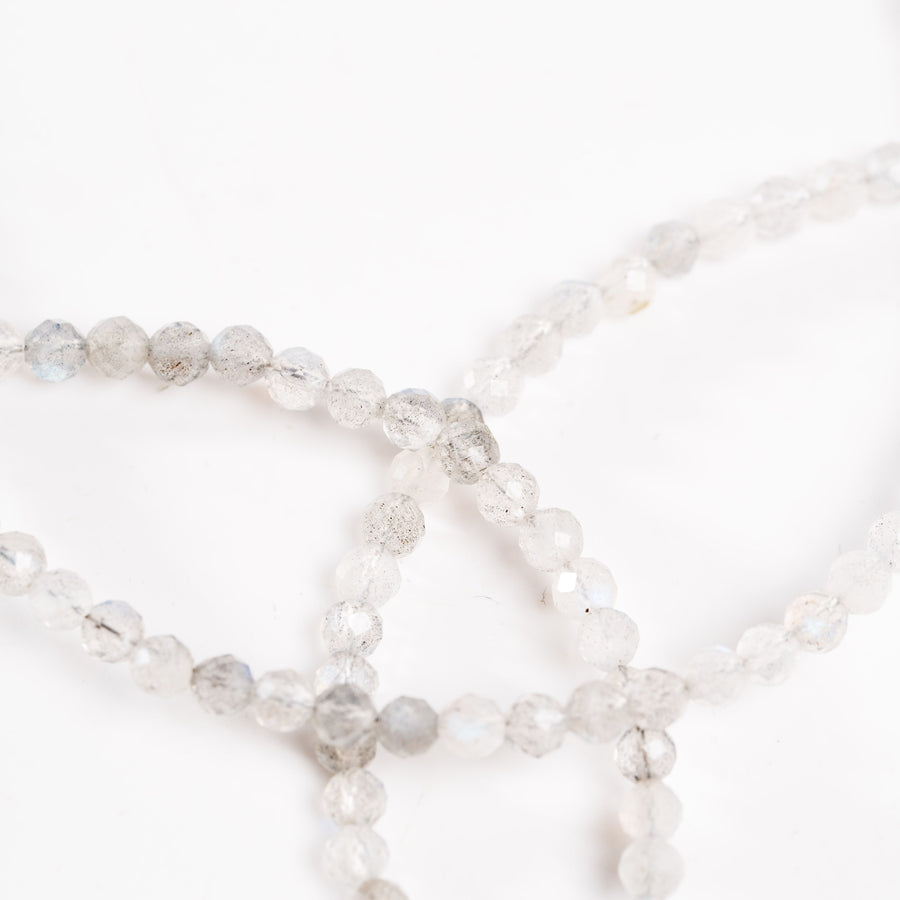 Labradorite - Faceted Beaded Bracelet