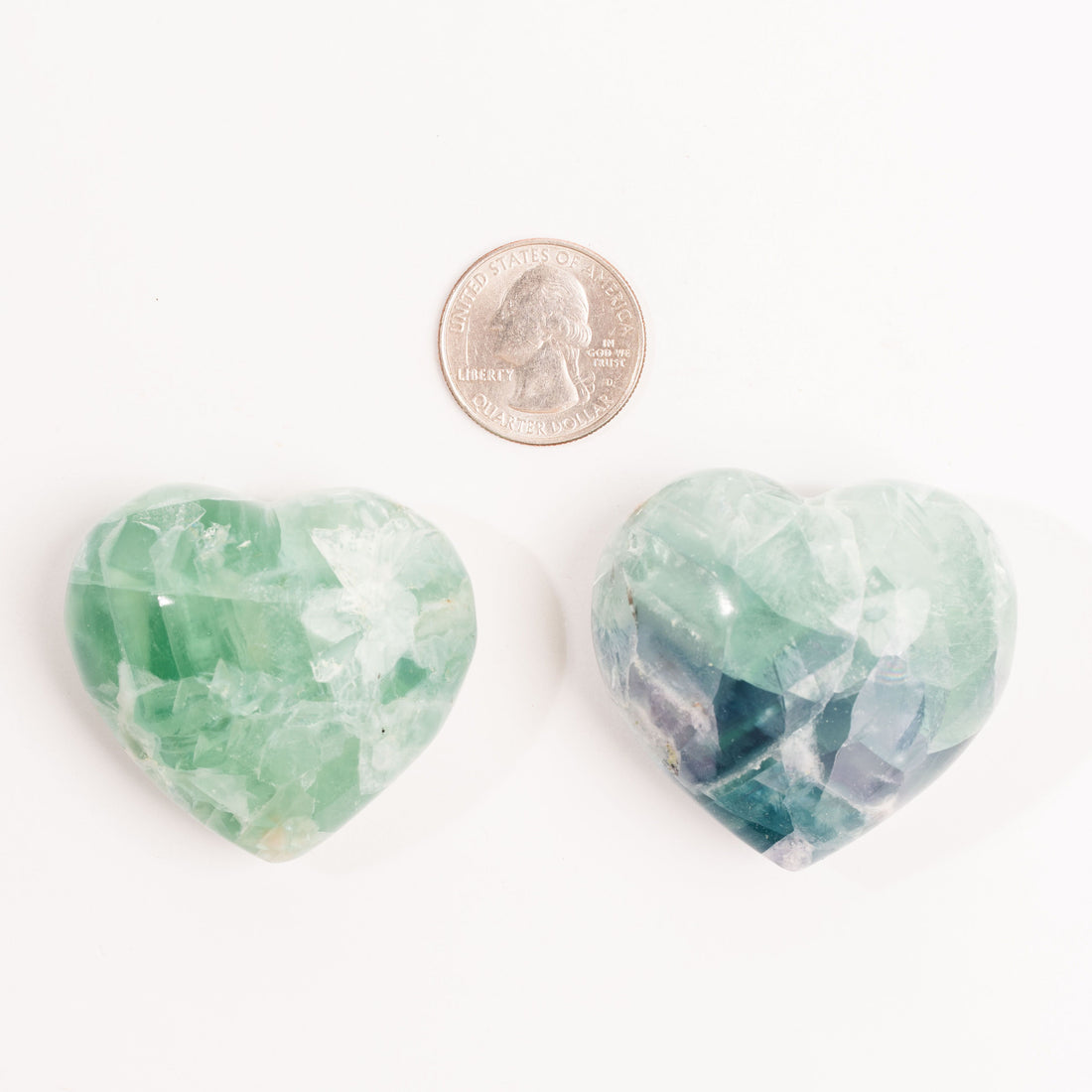 Fluorite, Green - Heart(s)