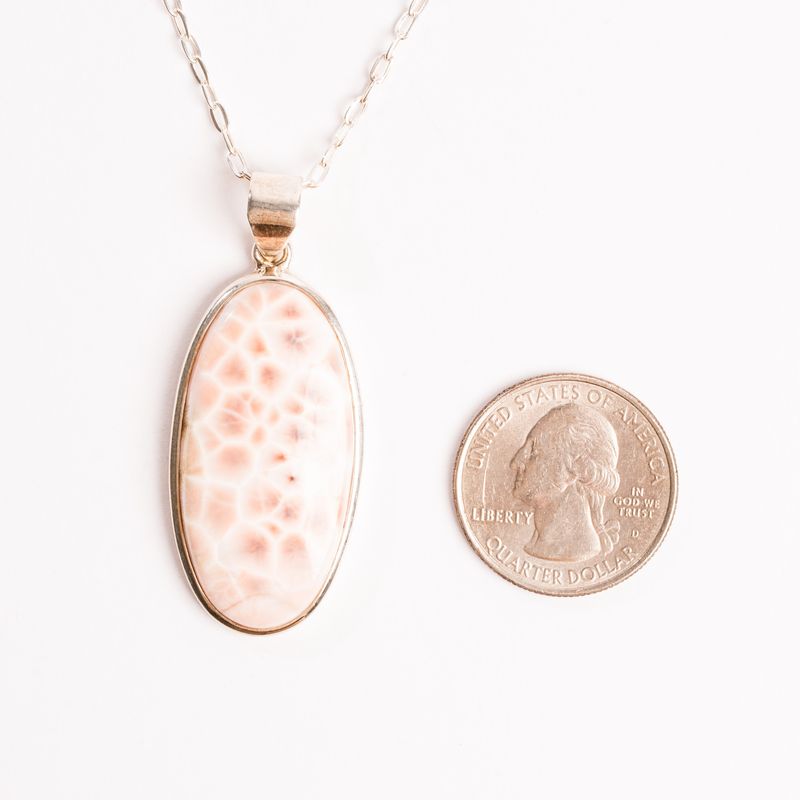 Pink Larimar + Natrolite - Pendant