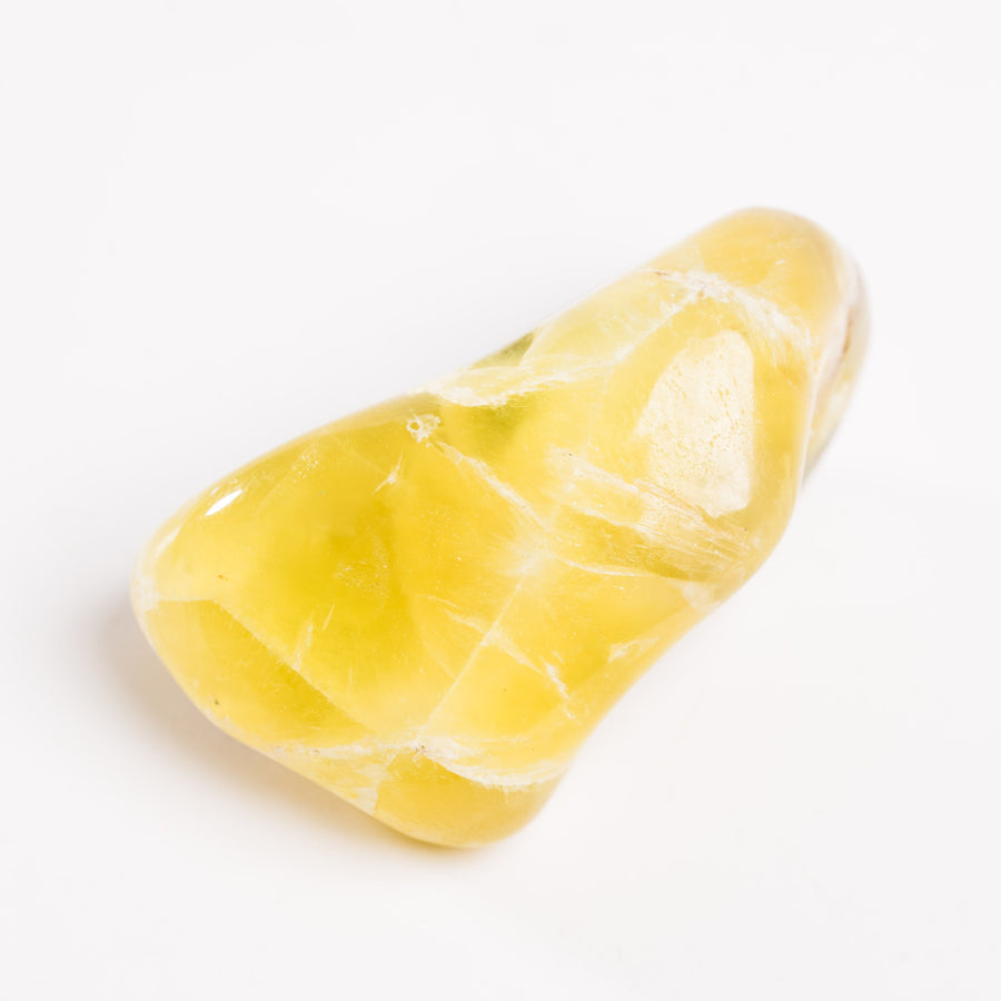 Yellow Prehnite - Polished