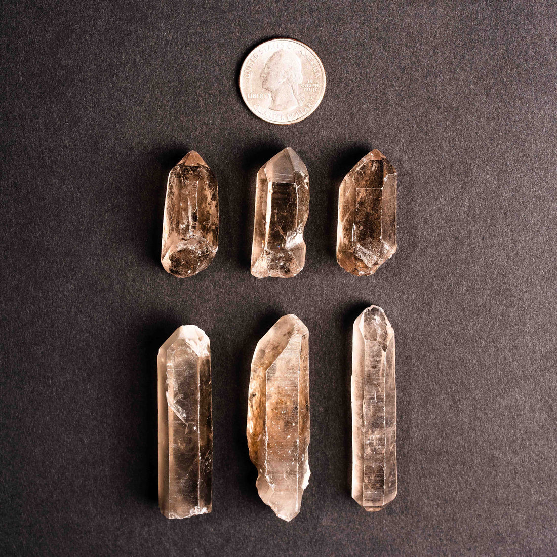 Quartz, Smoky Elestial - Points (Light)