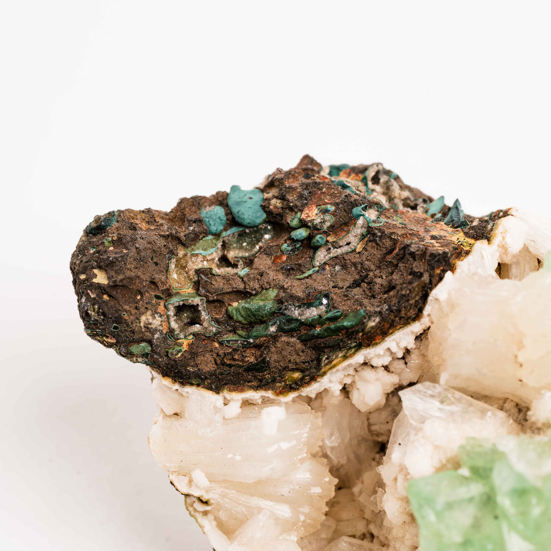 Apophyllite, Green - Cluster