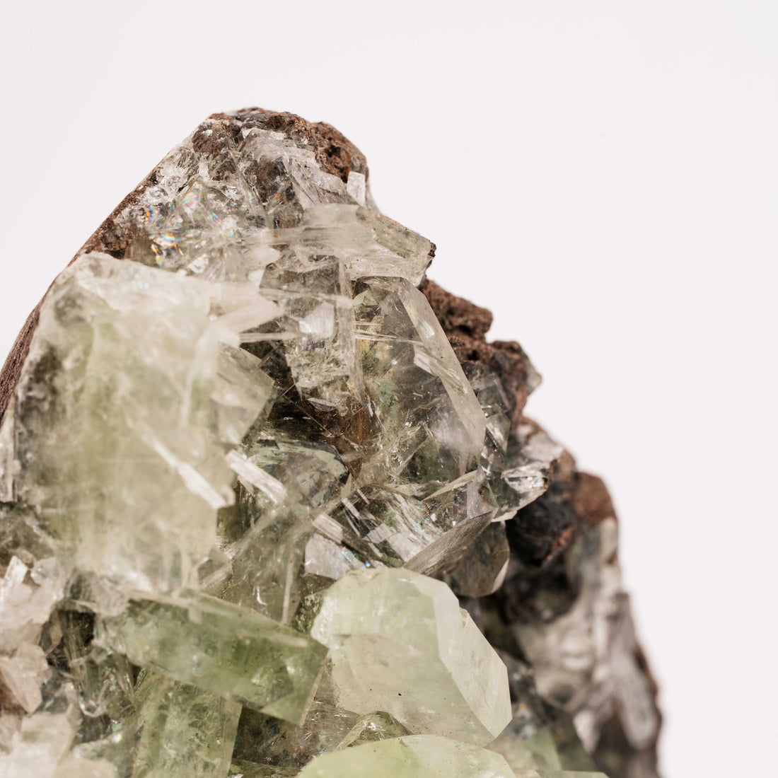 Apophyllite, Green - Cluster