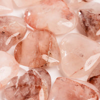 Quartz w/ Hematite - A/B-Grade, Polished, Heart(s)