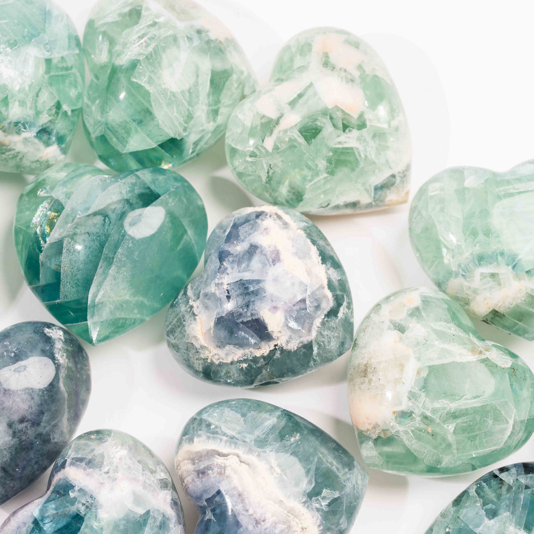 Fluorite, Green - Heart(s)