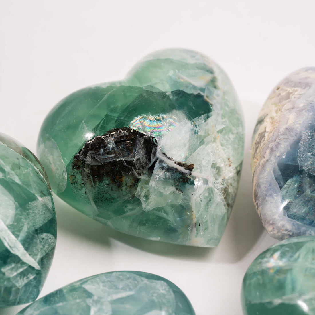 Fluorite, Green - Heart(s)