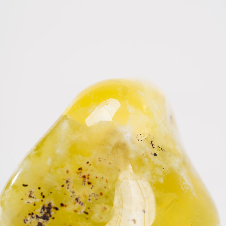 Yellow Prehnite - Polished