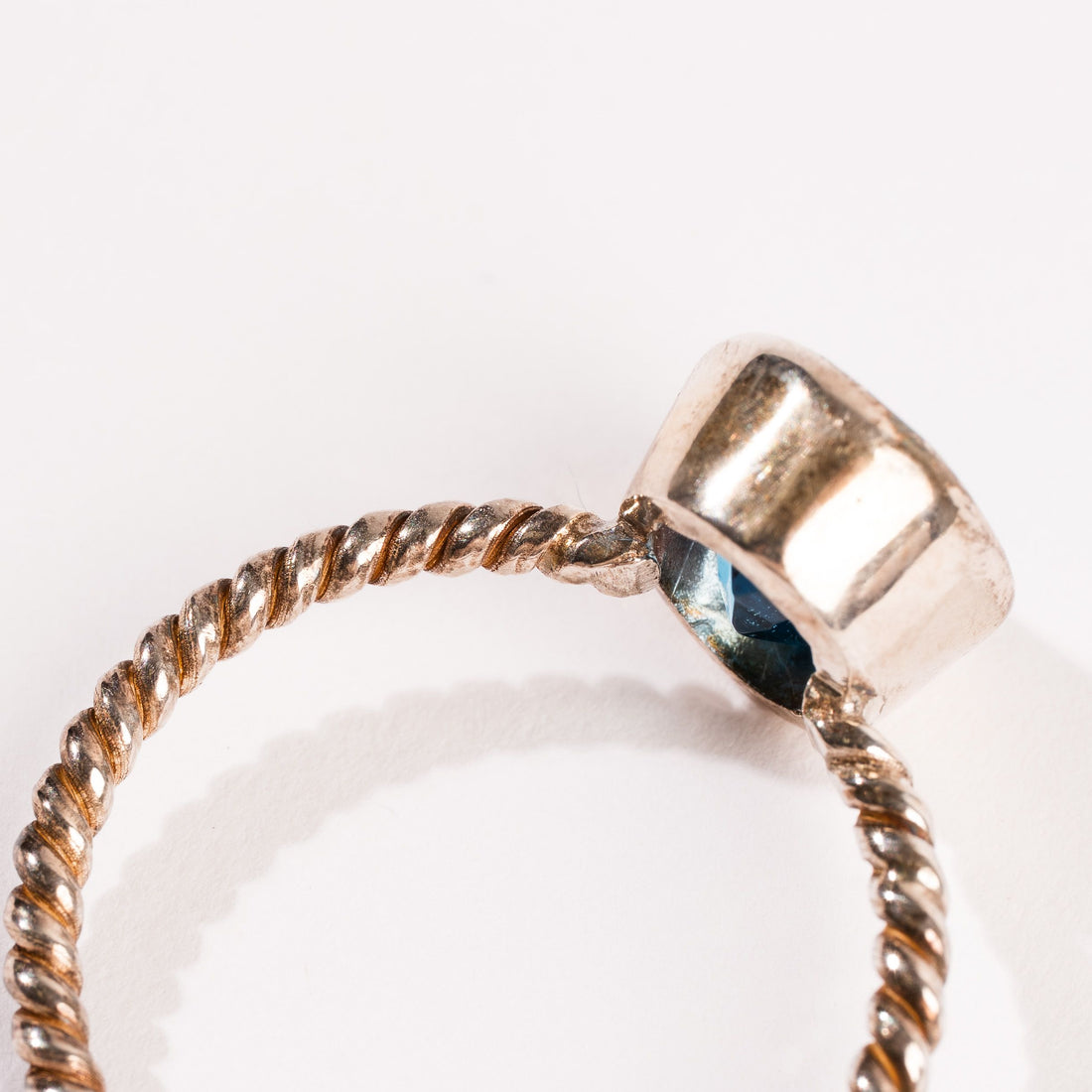 Blue Topaz - Oval Ring