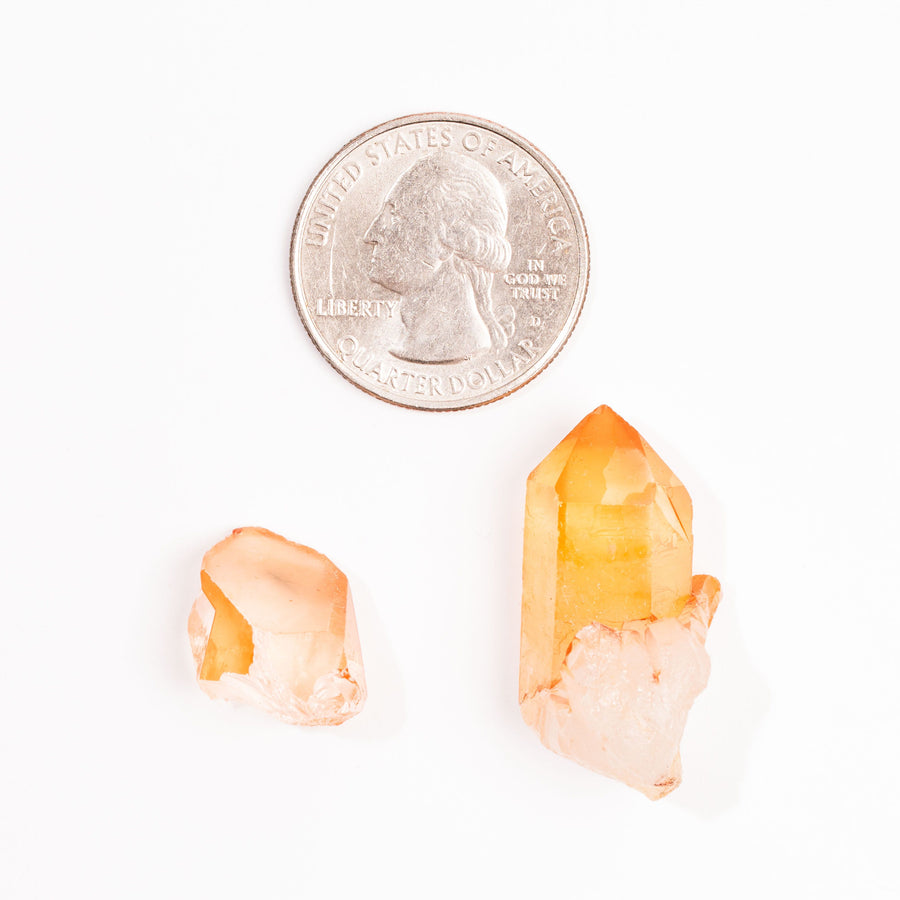 Tangerine Quartz, Intuitive Picks - Earth Love Gallery Collection