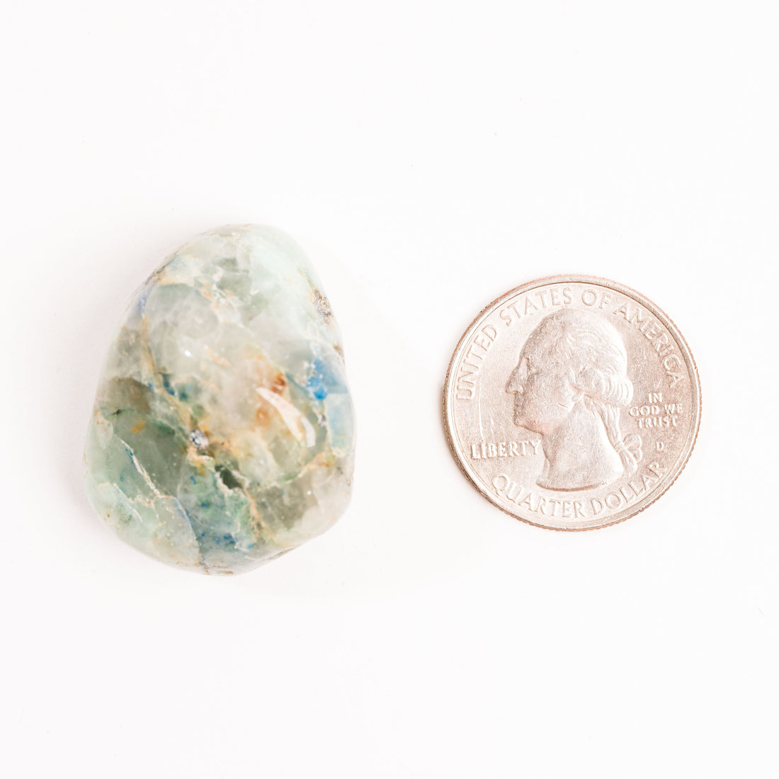 Azurite w/ Chrysocolla - Tumbled Stone(s)