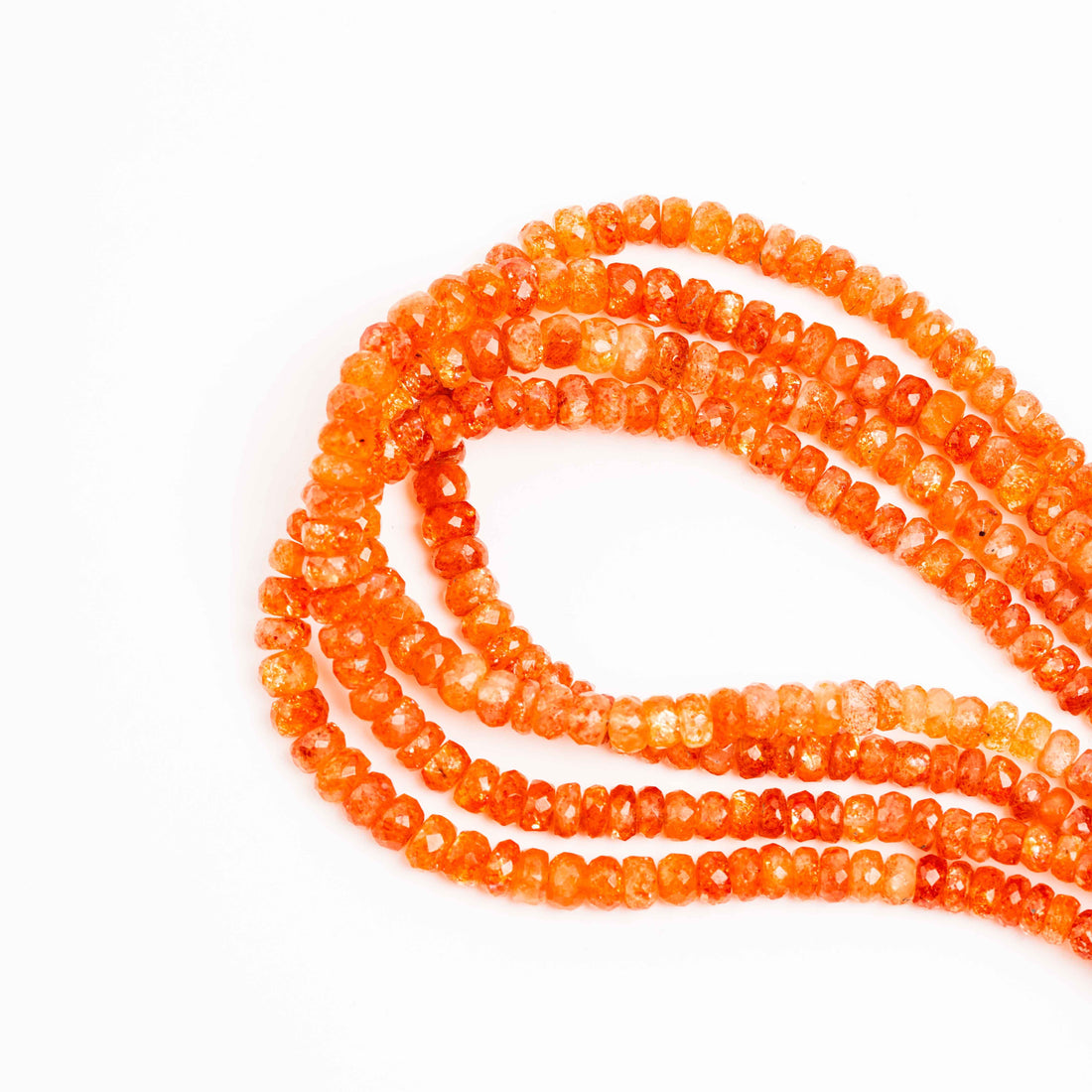Sunstone - Faceted Beaded Necklace