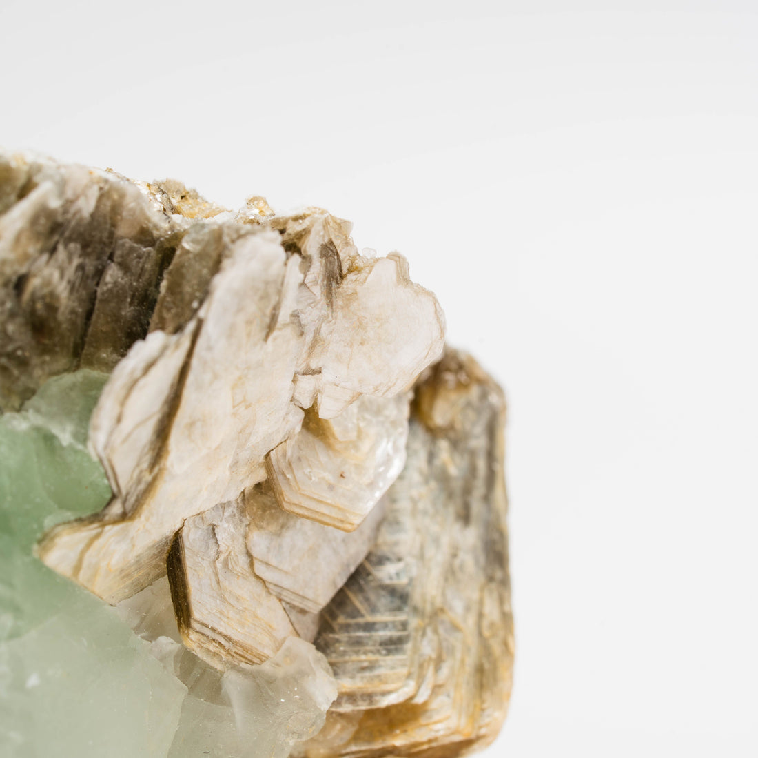 Fluorite, Green w/ Mica