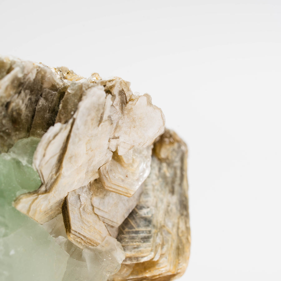 Fluorite, Green w/ Mica