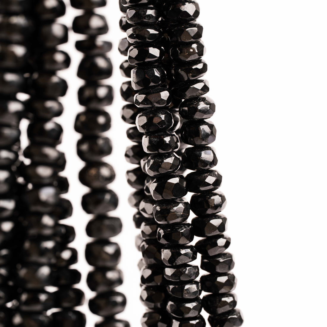Tourmaline, Black - Faceted Beaded Necklace