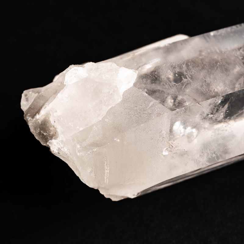 Quartz, Clear - Point w/ Companion Growth