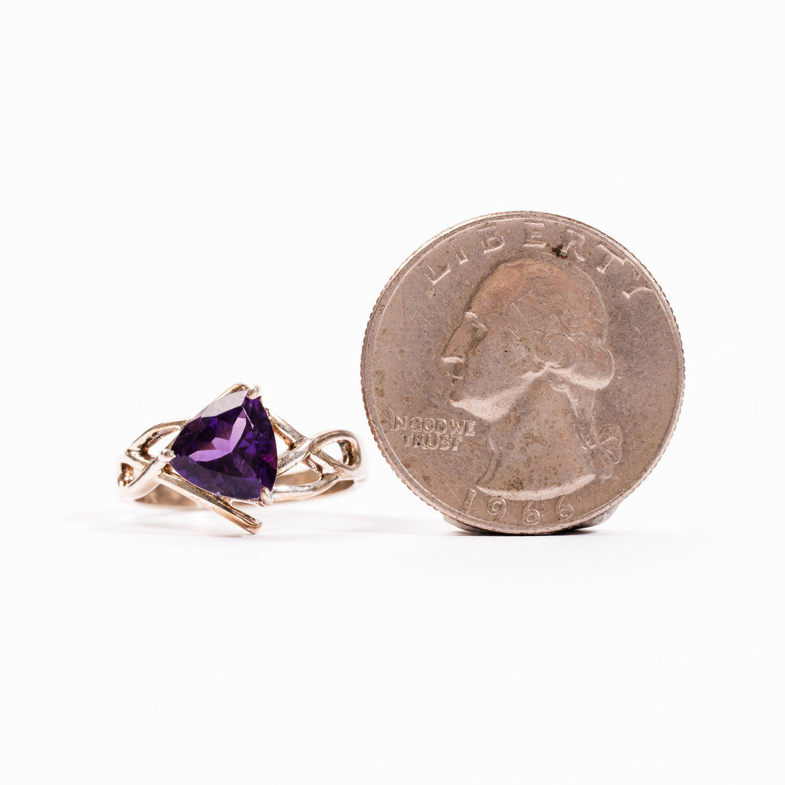 Amethyst - Triangular Cut, Ring(s)