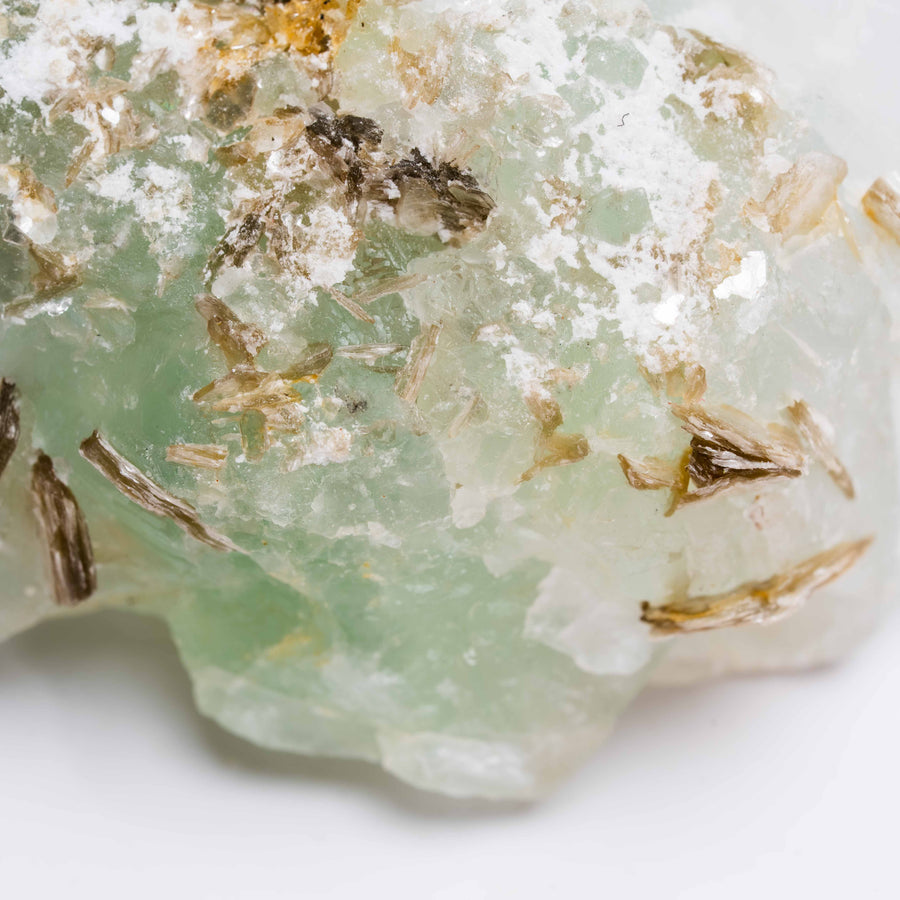 Fluorite, Green w/ Mica